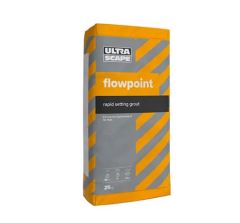 ULTRASCAPE FLOWPOINT RAPID SET FLOWABLE GROUT (SMOOTH CHARCOAL) 25KG