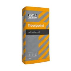 ULTRASCAPE FLOWPOINT RAPID SET FLOWABLE GROUT (SMOOTH GREY) 25KG