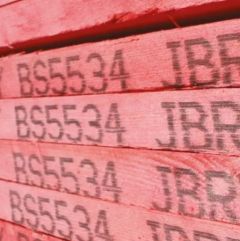 JB RED TIMBER ROOFING BATTENS BS5534 TREATED UC2 25 X 50 X 5100MM (PRICED EACH)